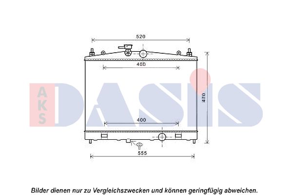 AKS DASIS Radiaator,mootorijahutus 070159N